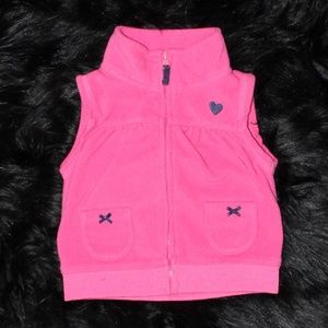 CARTERS PINK COZY VEST
